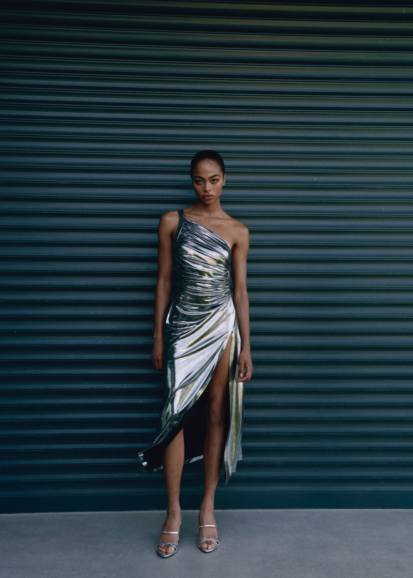 Silver Backless dress