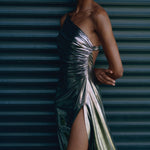 Silver Backless dress