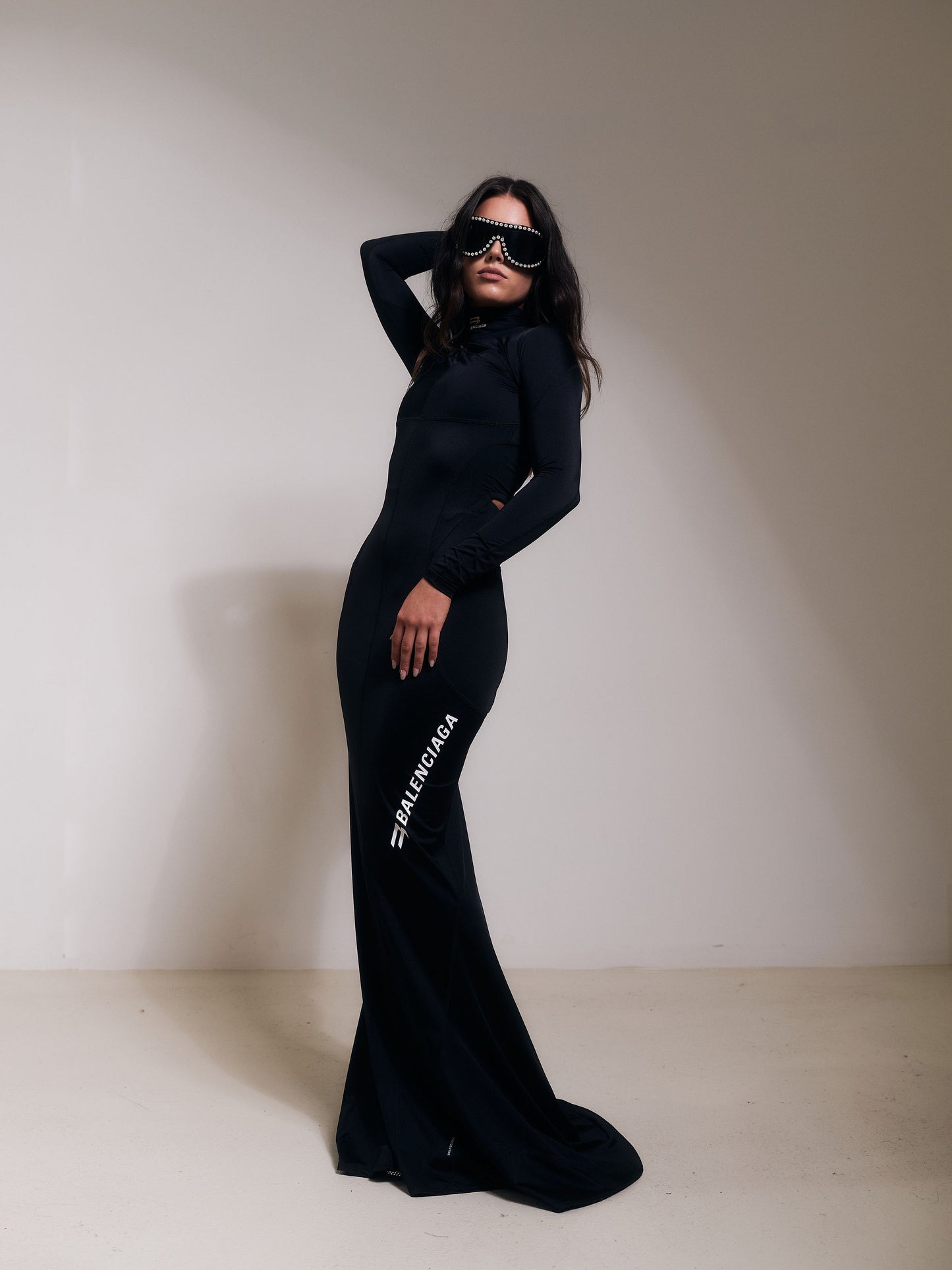 Balenciaga Long Black Gown