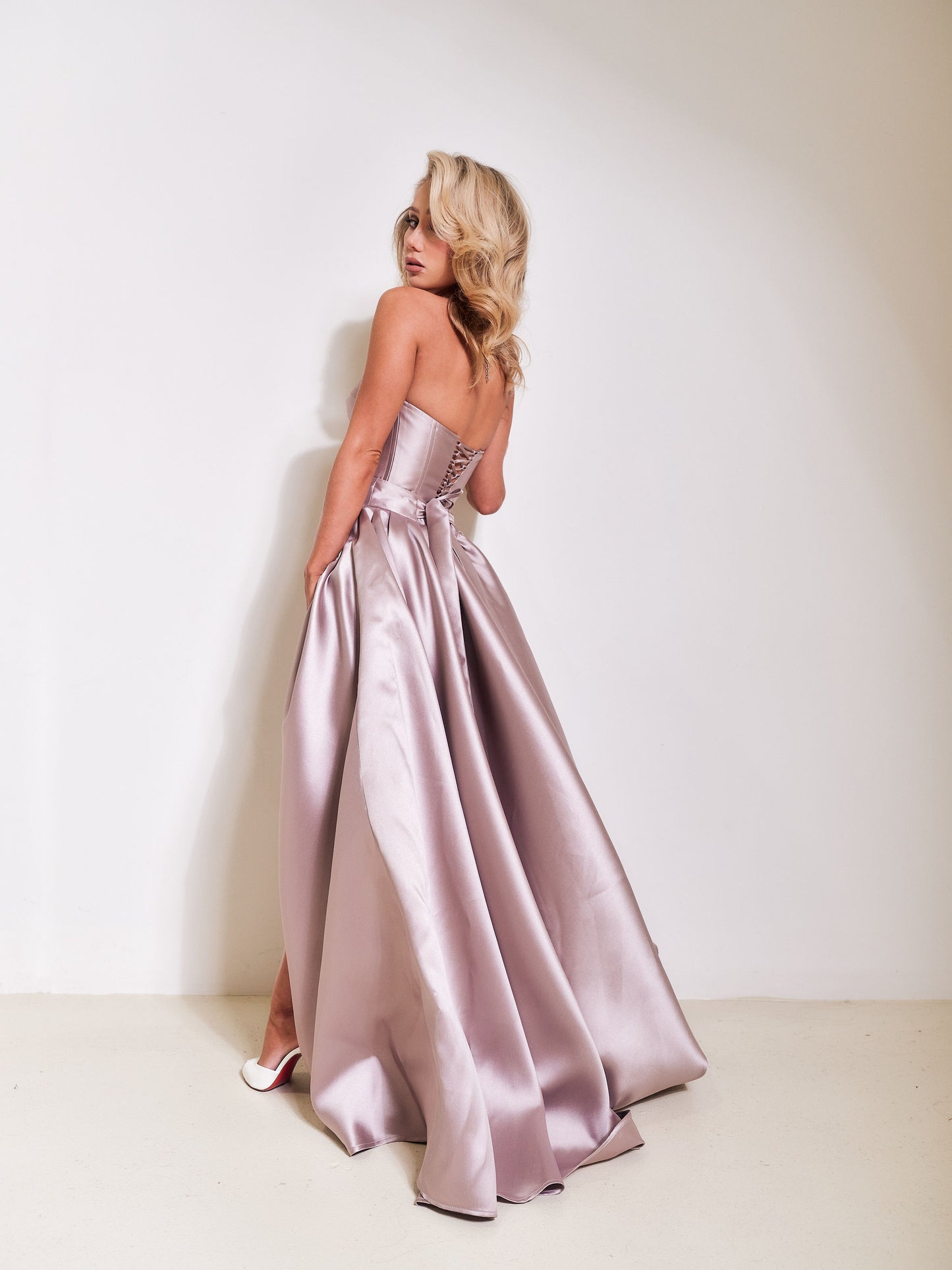 CORSET WITH LONG GOWN SKIRT
