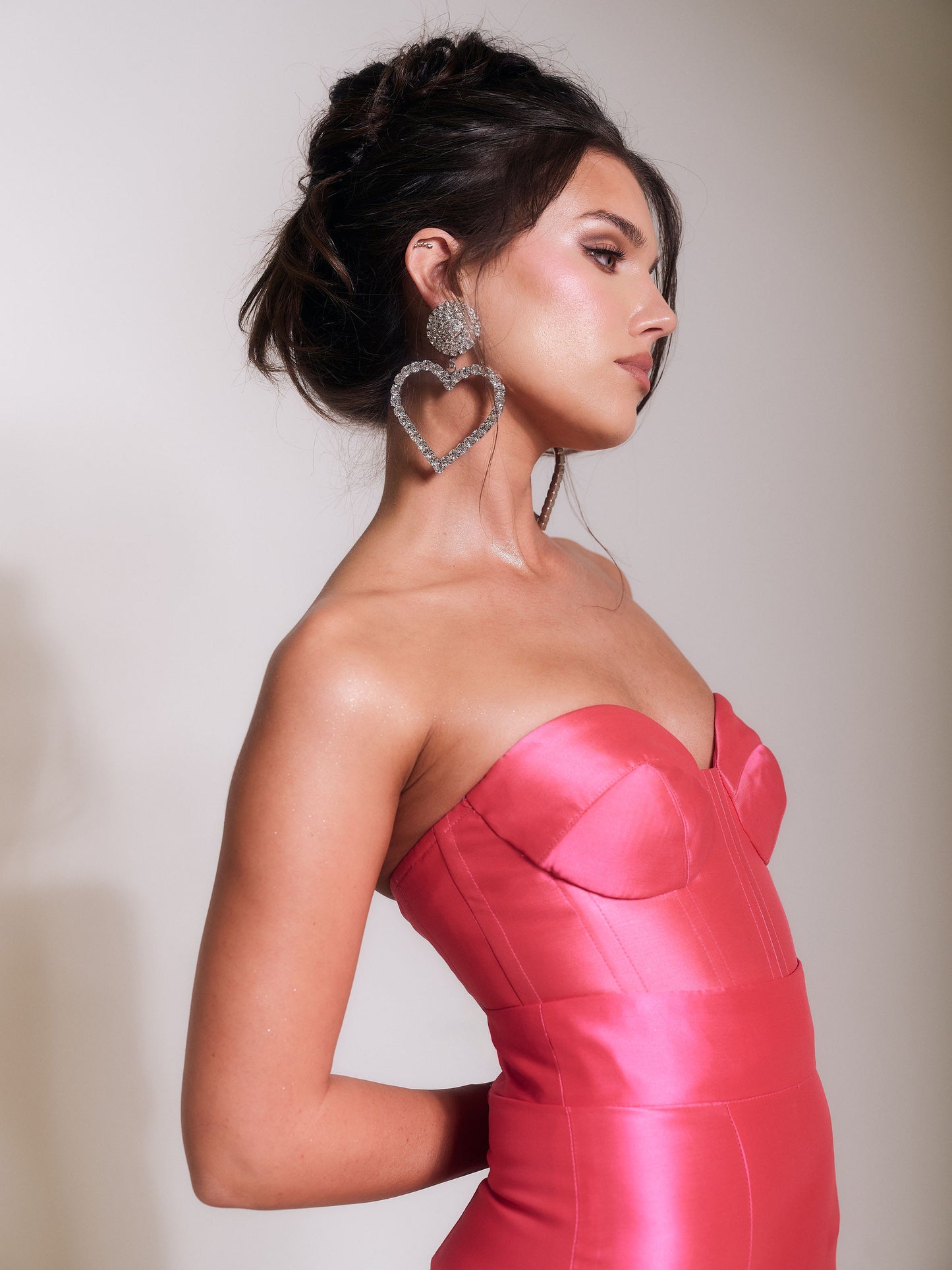 CORSET WITH PINK MICRO SKIRT