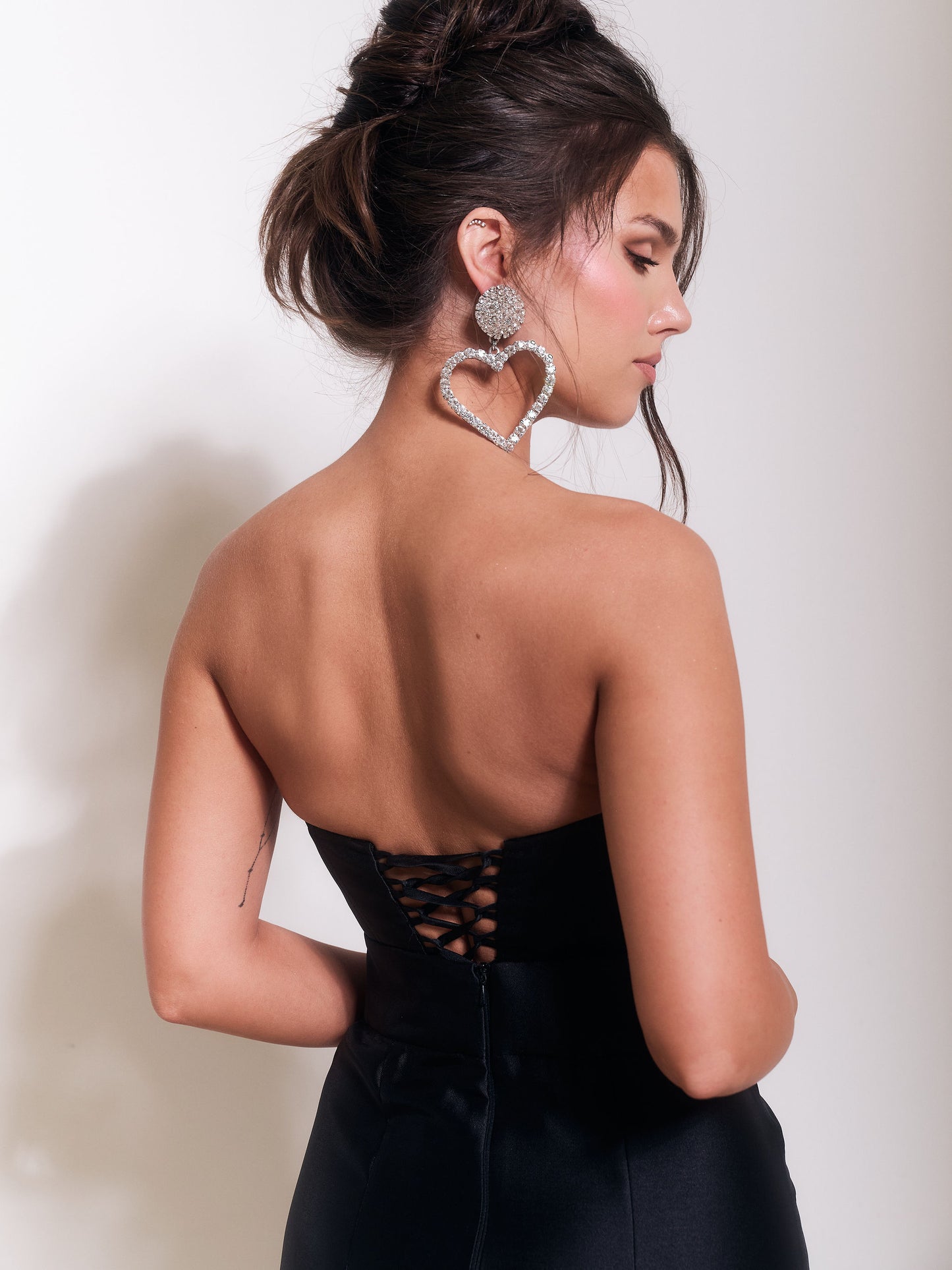 CORSET WITH BLACK LONG SKIRT