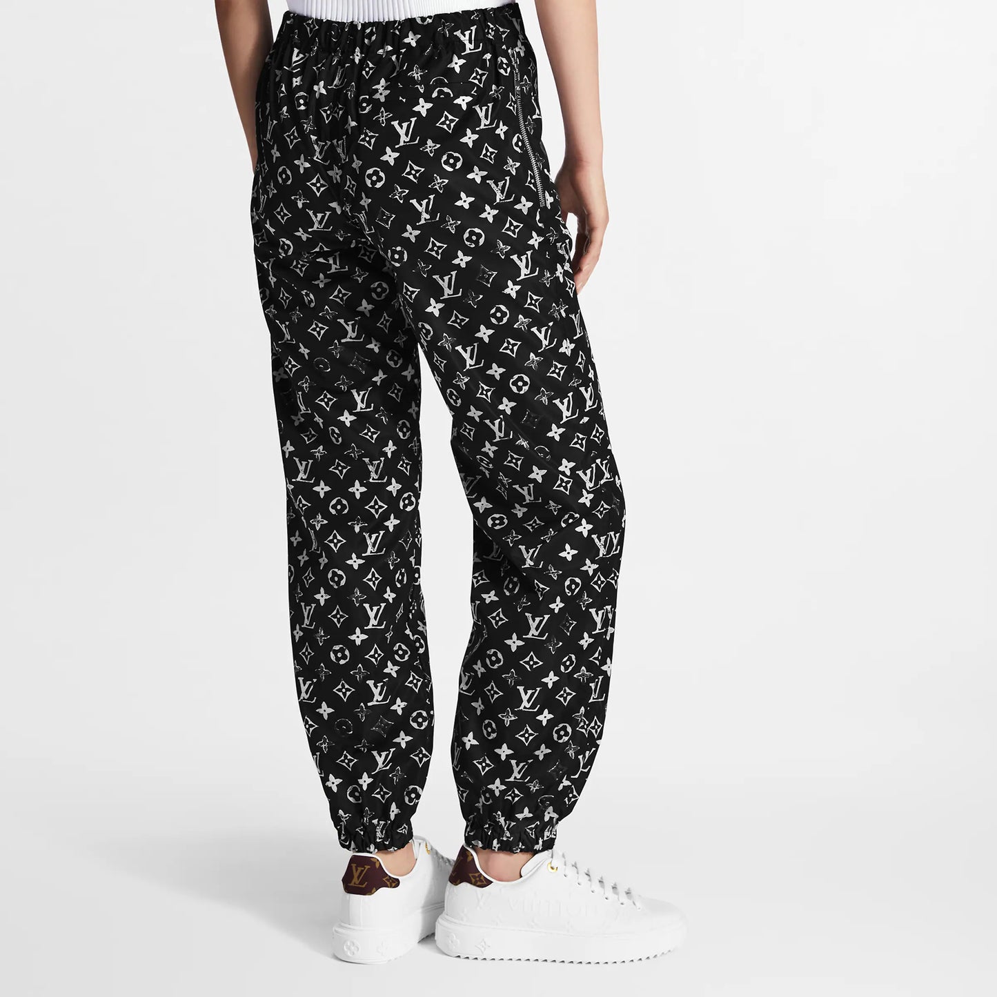 LOUIS VUITTON LOGO MONOGRAM PANTS